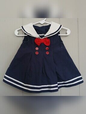 Gymboree Sailor Baby Girls 3-6 Months Dress